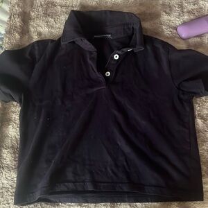 Brandy Melville navy collared shirt